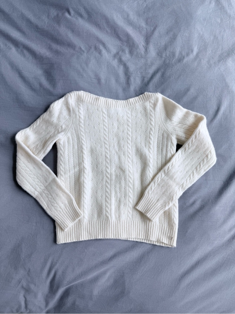 Aritzia Sunday Best Paris Merino Wool Sweater Light Birch - Size XS Women’s